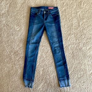 Blank NYC kids girls blue jeans.